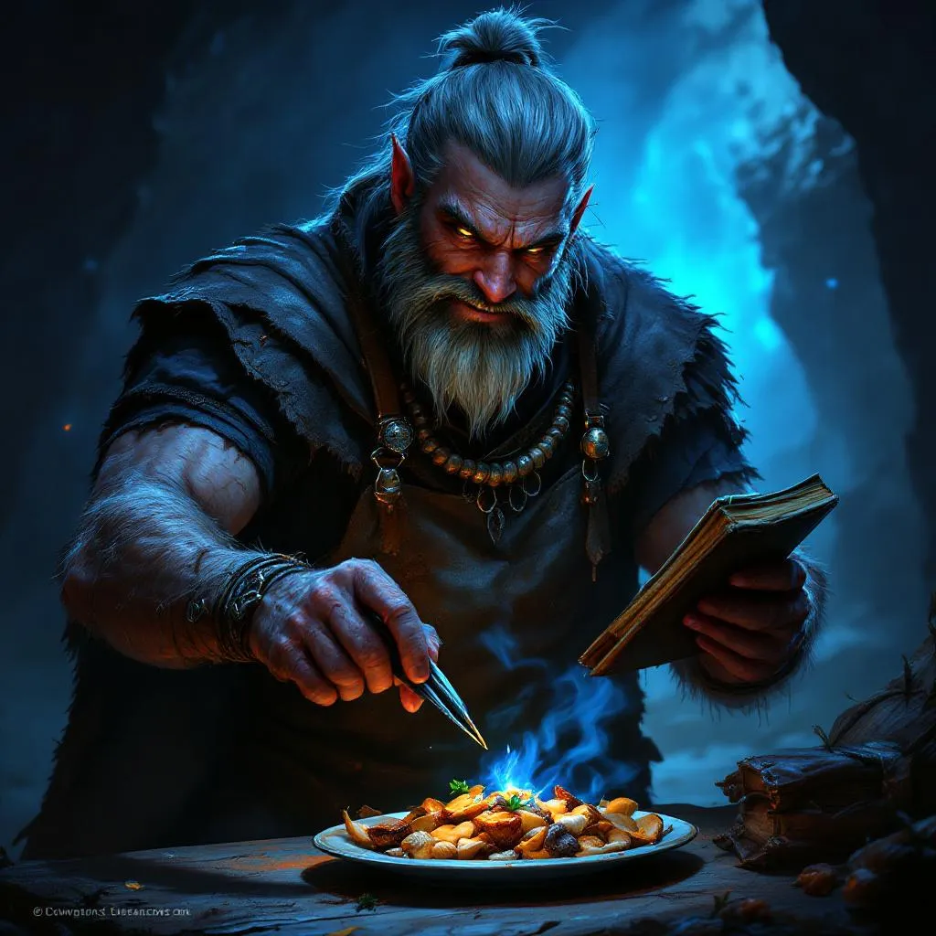 Thistle-Tuft, a Wildhunt Shifter Ranger — D&D 5e NPC portrait