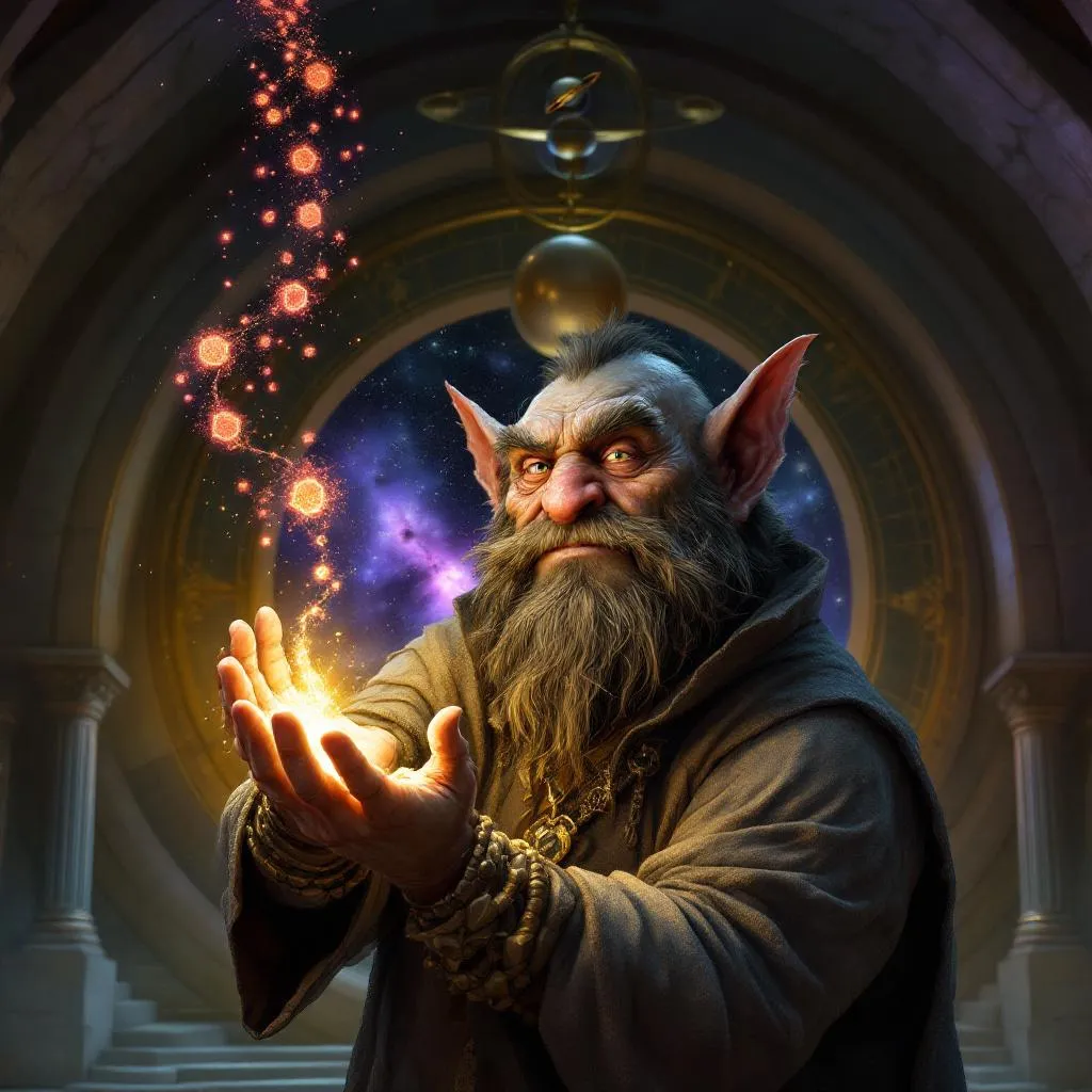 Kal-Tharr, a Hobgoblin Sorcerer — D&D 5e NPC portrait