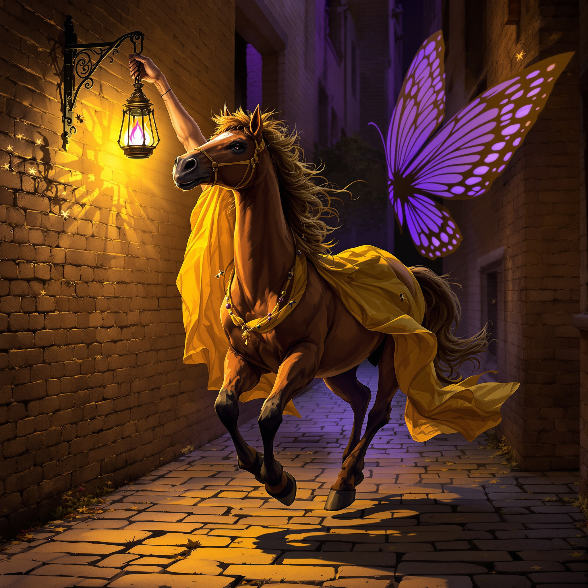 Lyra Bright-Hoof, a Centaur Cleric — D&D 5e NPC portrait