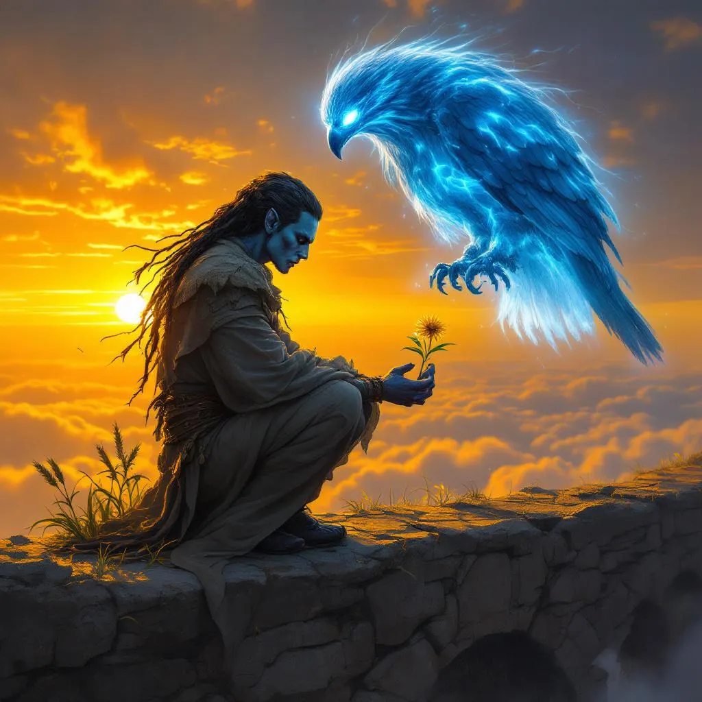 Vaelin Thorne, a Drow Druid — D&D 5e NPC portrait