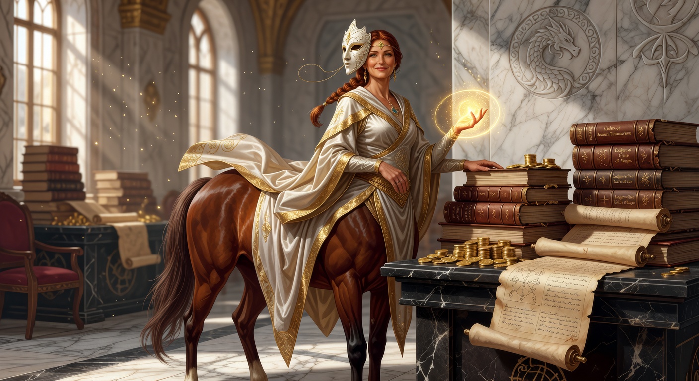 Kaelen Gold-Hoof, a Centaur Monk — D&D 5e NPC portrait