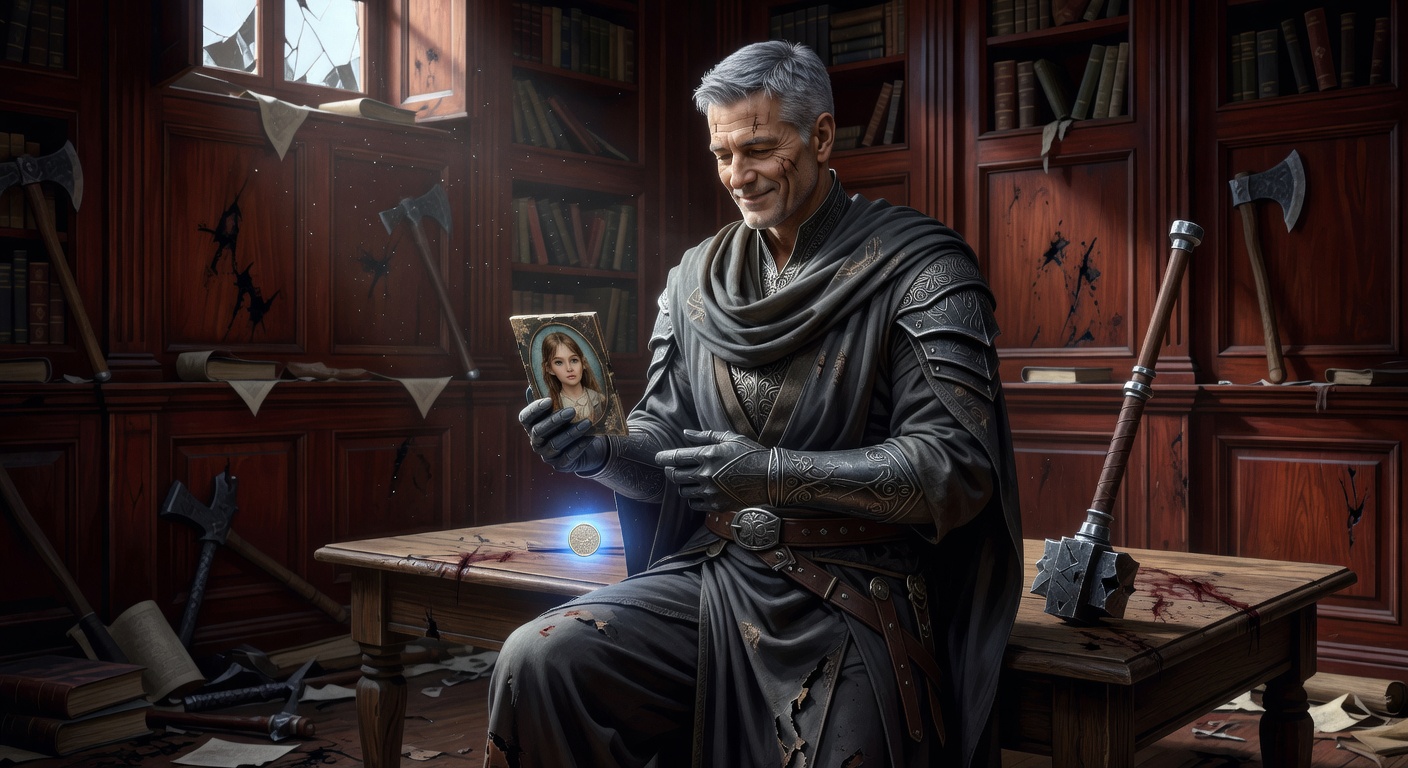 Boras Quen, a Kalashtar Fighter — D&D 5e NPC portrait