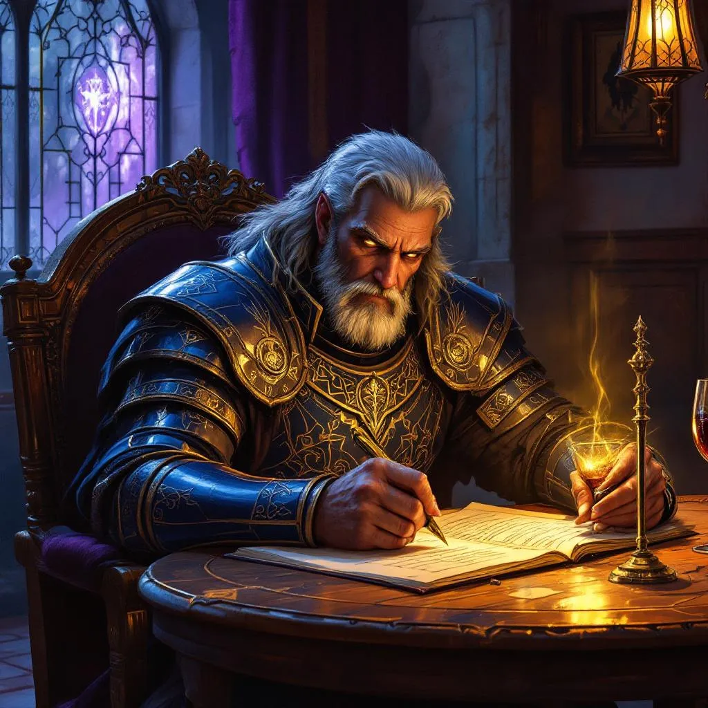 Vaxen Thul, a Longtooth Shifter Paladin — D&D 5e NPC portrait