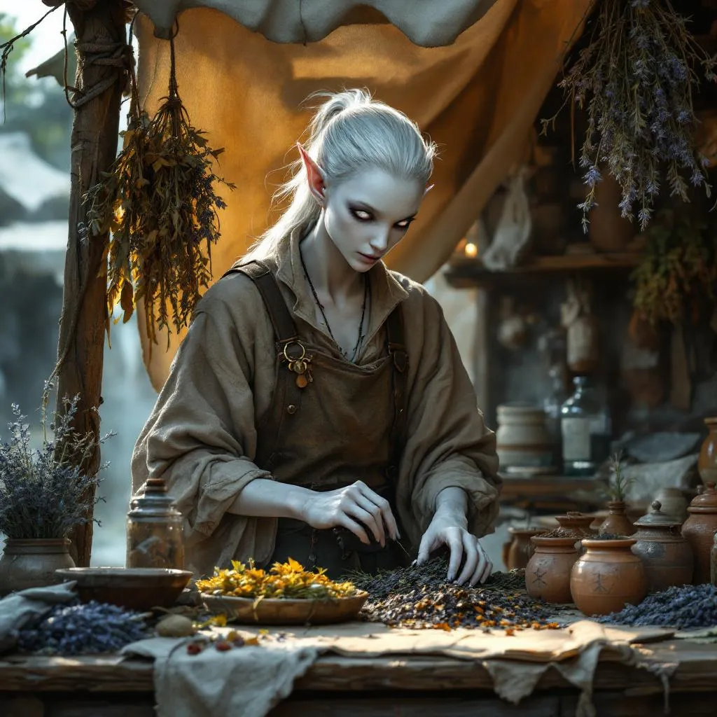 Kaelen, a Changeling Ranger — D&D 5e NPC portrait