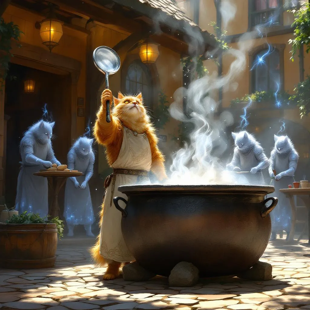 Mrow-Mrow 'Whisker-Shadow' Vane, a Tabaxi Fighter — D&D 5e NPC portrait