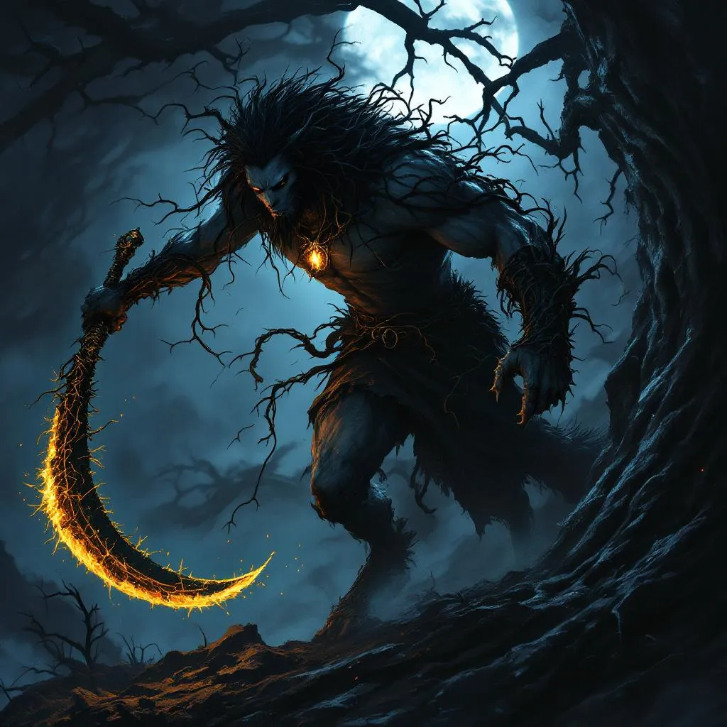 Solon, a Centaur Warlock — D&D 5e NPC portrait