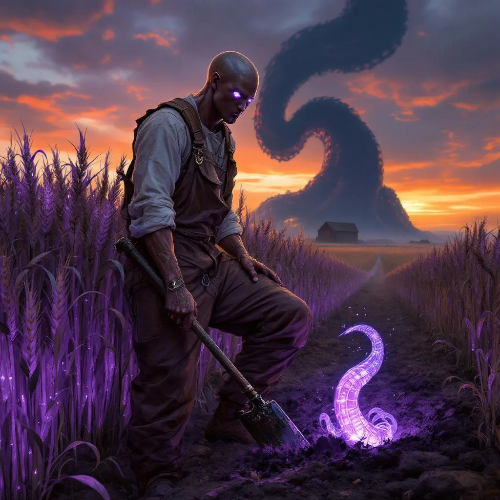 Kaelen Vance, a Protector Aasimar Warlock — D&D 5e NPC portrait