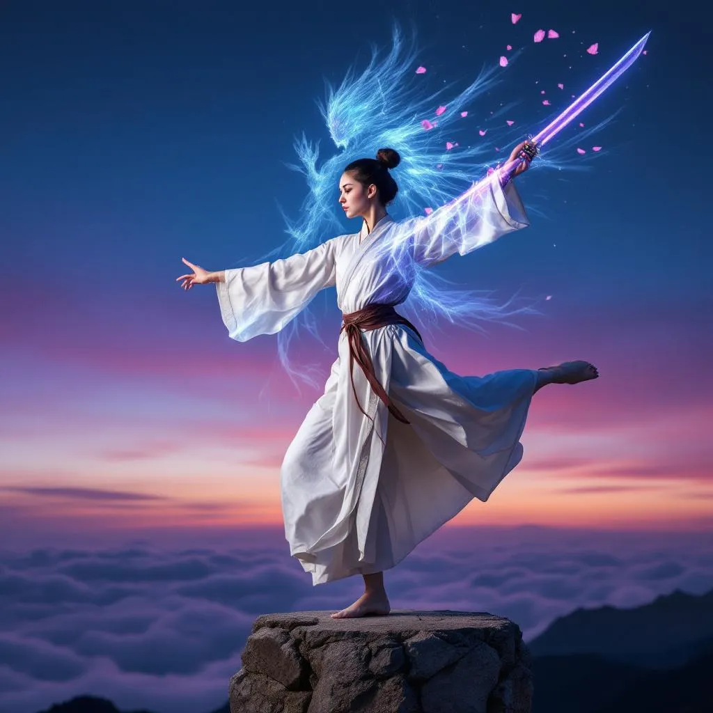 Sora Nashala, a Kalashtar Monk — D&D 5e NPC portrait