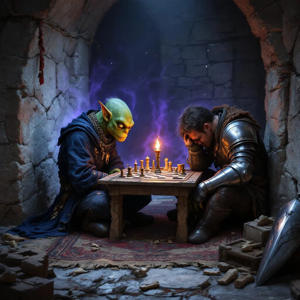 Zrit, a Goblin Cleric — D&D 5e NPC portrait