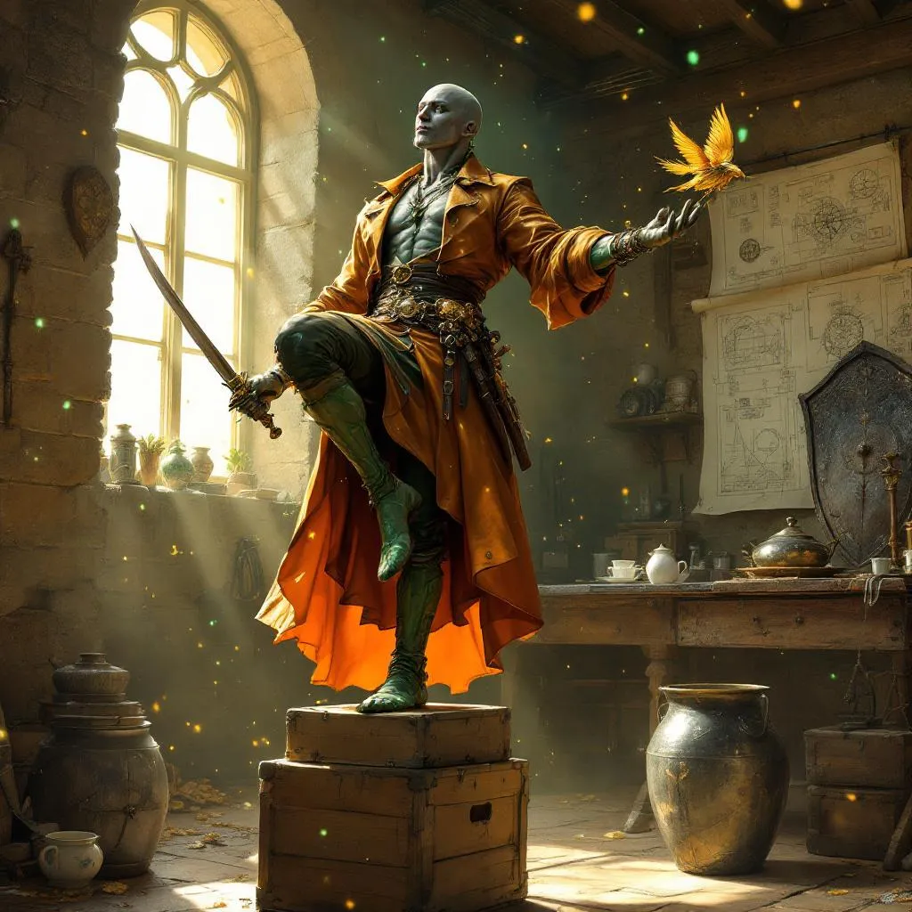 Ferrum 'Rock-Candy' Pebblebrook, a Earth Genasi Rogue — D&D 5e NPC portrait