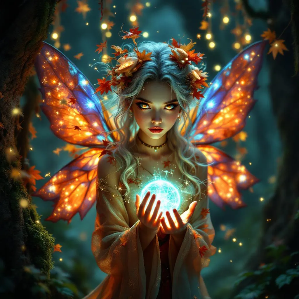 Mistress Thistlebloom, a Fairy Cleric — D&D 5e NPC portrait