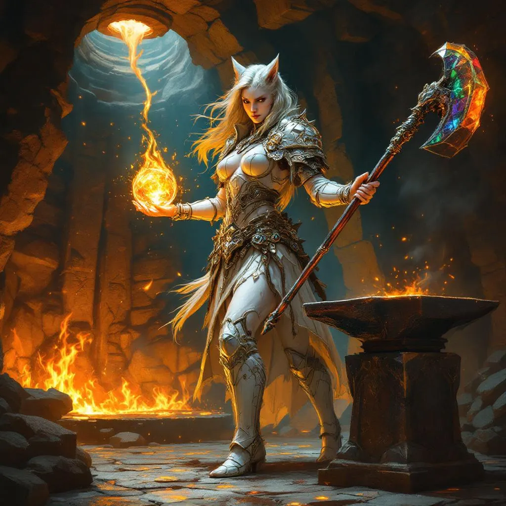 Thistle 'Glass-Heart' Vane, a Wildhunt Shifter Paladin — D&D 5e NPC portrait