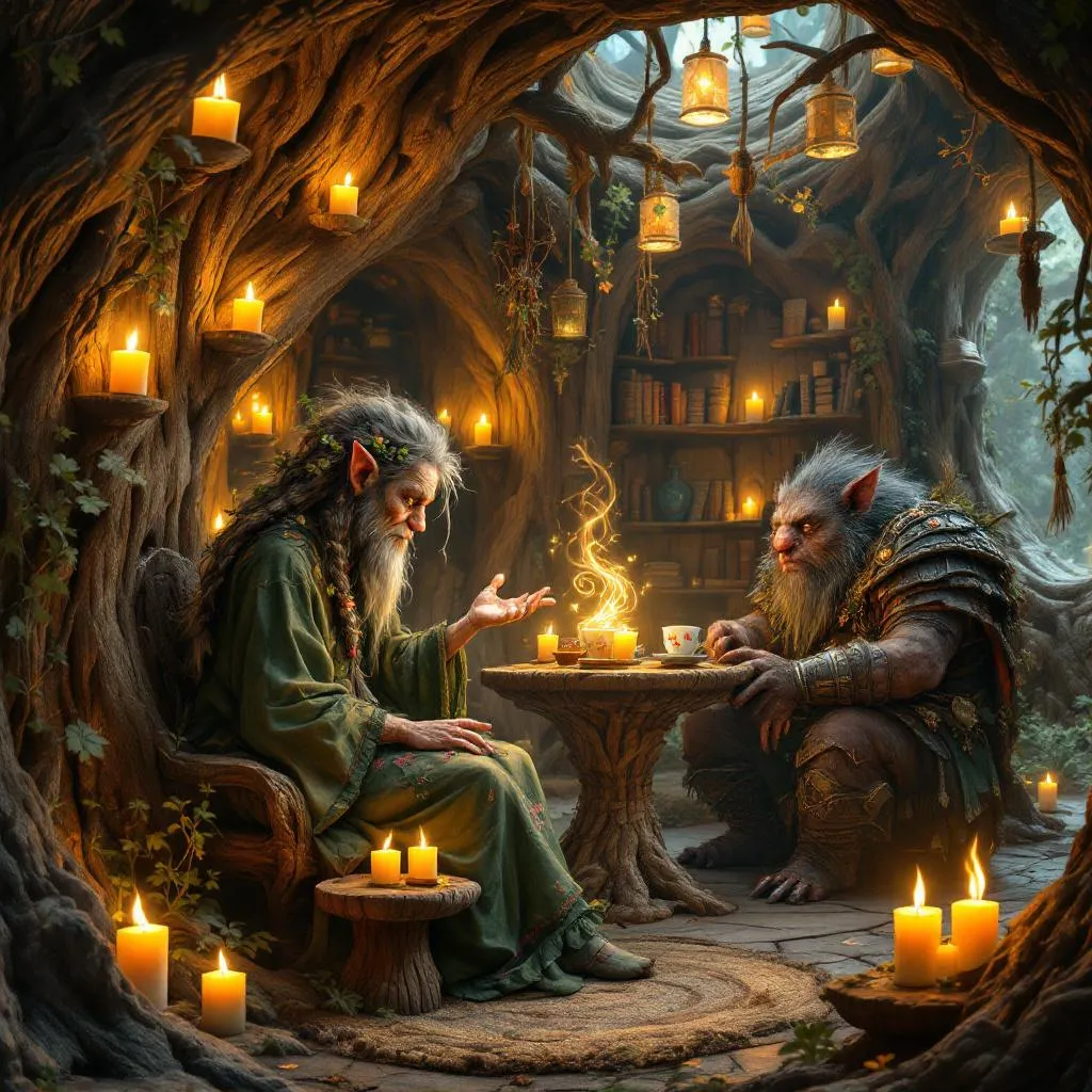 Zinnia Dewdrop, a Forest Gnome Gnome Wizard — D&D 5e NPC portrait