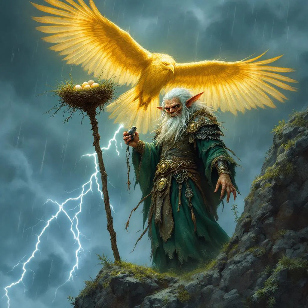 Vola of the Ashen Grasp, a Hobgoblin Druid — D&D 5e NPC portrait