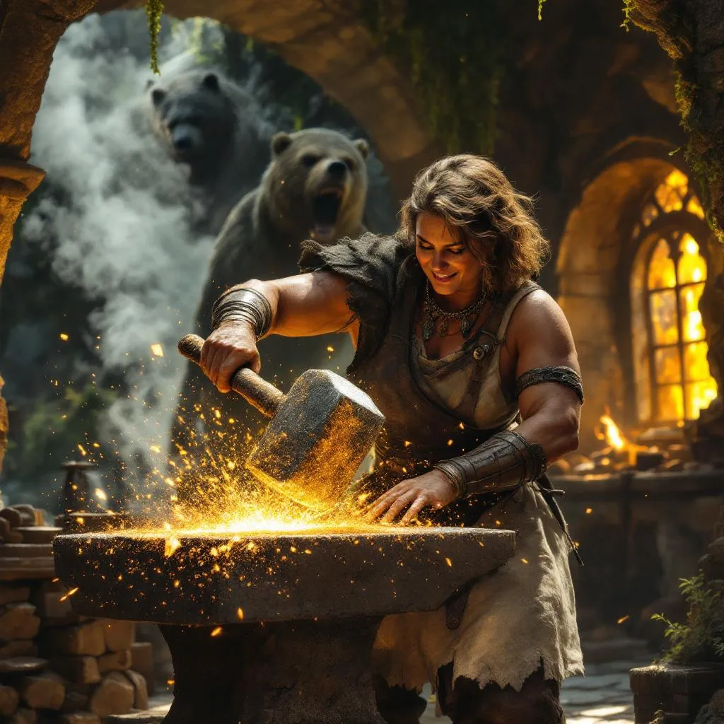 Elara Vance, a Human Warlock — D&D 5e NPC portrait