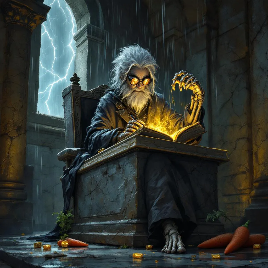 Barnaby 'Beady' Bunfoot, a Harengon Cleric — D&D 5e NPC portrait