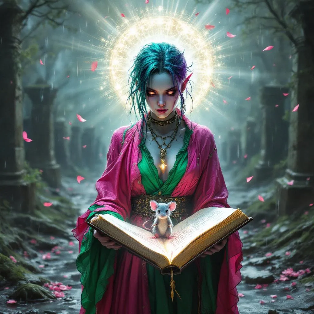 Bruna 'Stone-Sigh' Galen, a Svirfneblin Gnome Warlock — D&D 5e NPC portrait