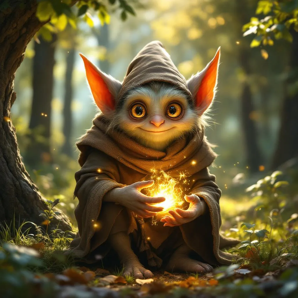 Nix, a Goblin Sorcerer — D&D 5e NPC portrait